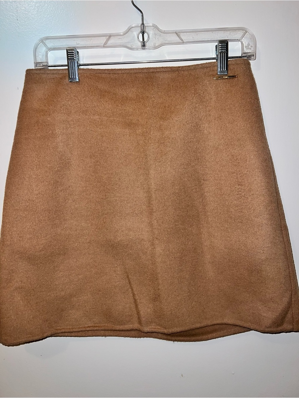 Elie Tahari Camel A-Line Mini Skirt